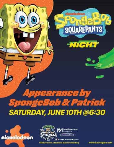 Kane County Cougars - SpongeBob Jersey Auction | AirAuctioneer